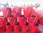 API 10D spiral blade solid rigid casing centralizer